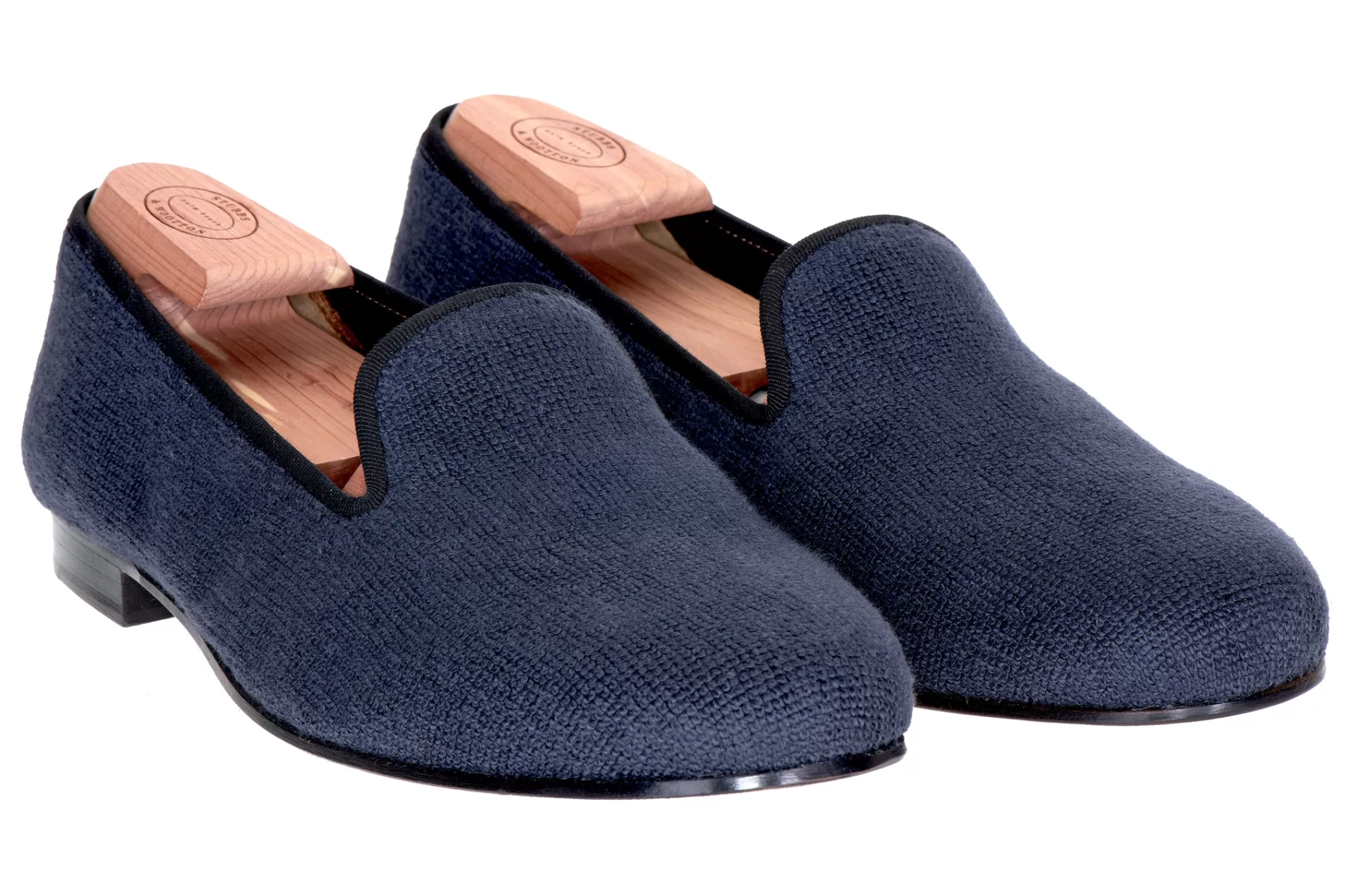 Slipper*Stubbs & Wootton Needlepoint Slipper (Men) Navy