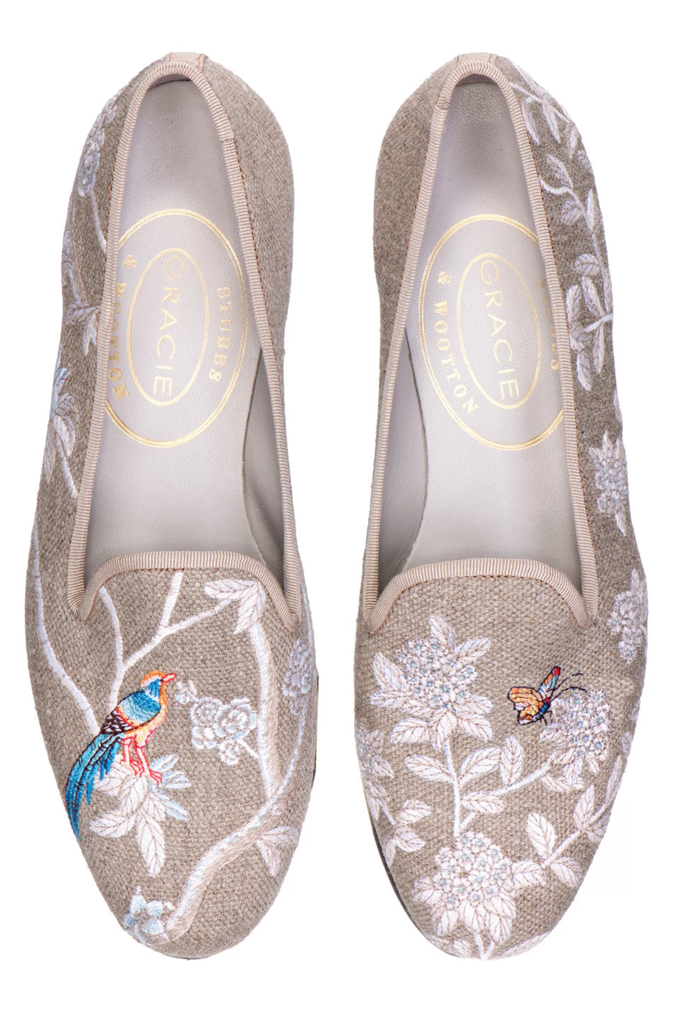 Slipper*Stubbs & Wootton Snowbird Slipper (Women) Natural